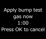 Opções de gás - Teste de Bump - 5