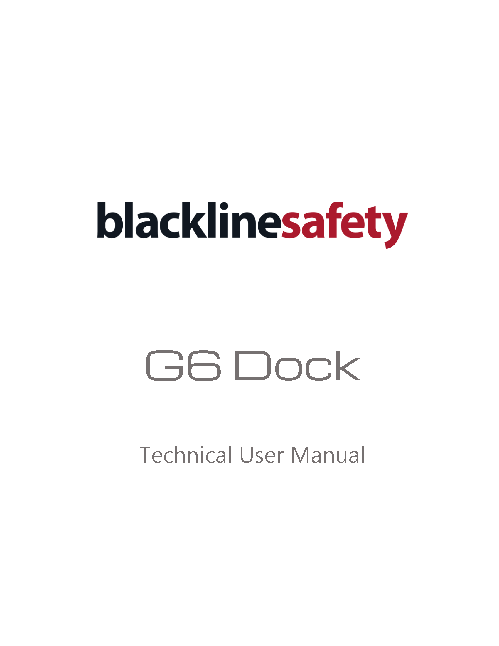 G6 Dock Manual Técnico do Usuário_R1 - PT Página de rosto