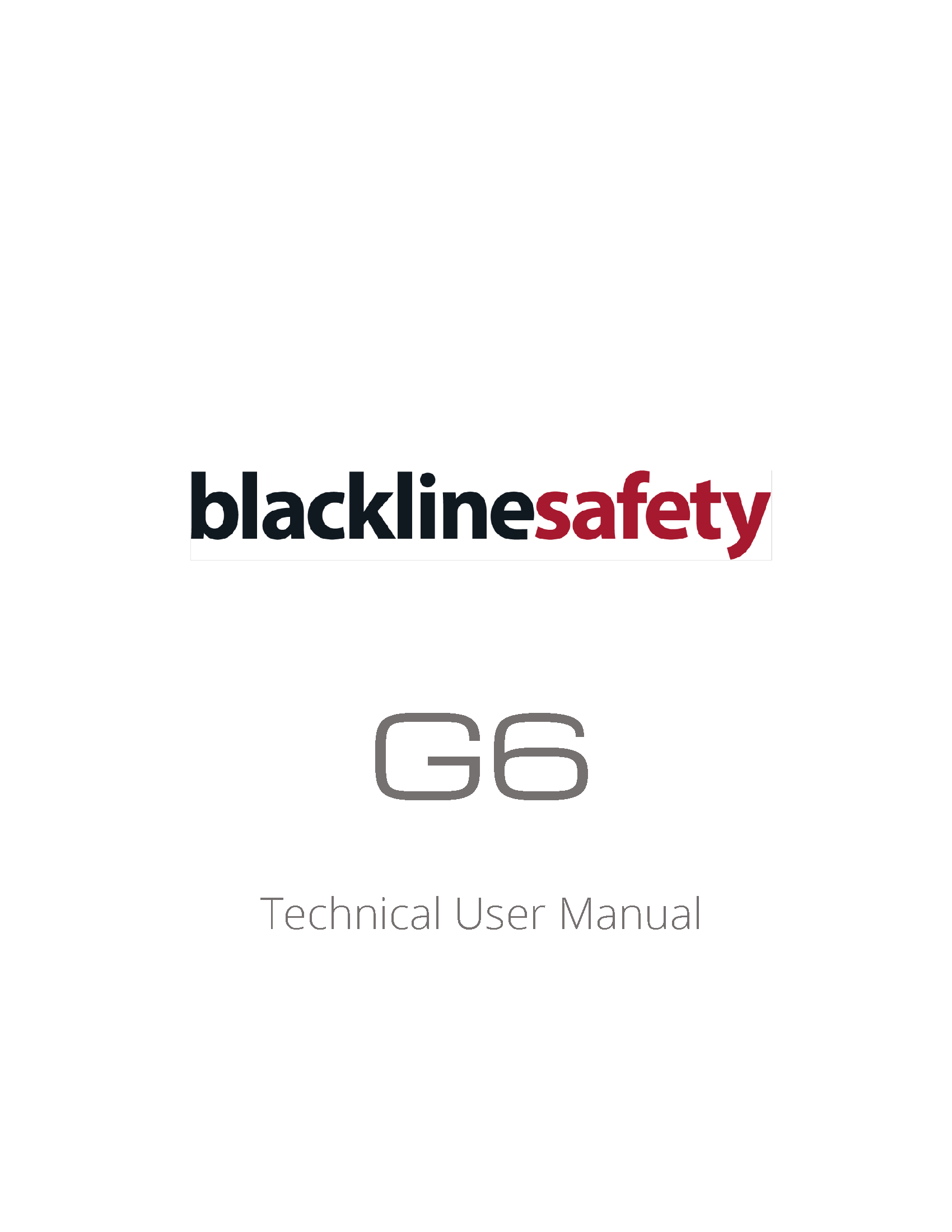 G6 Technical User Manual_R1 - PT - Página de rosto